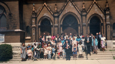 Souls Harbor Baptist Church building in 1988, exterior photo