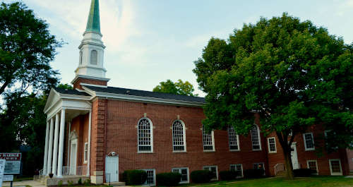 Outside photo shot of the Souls Harbor Baptist Church building