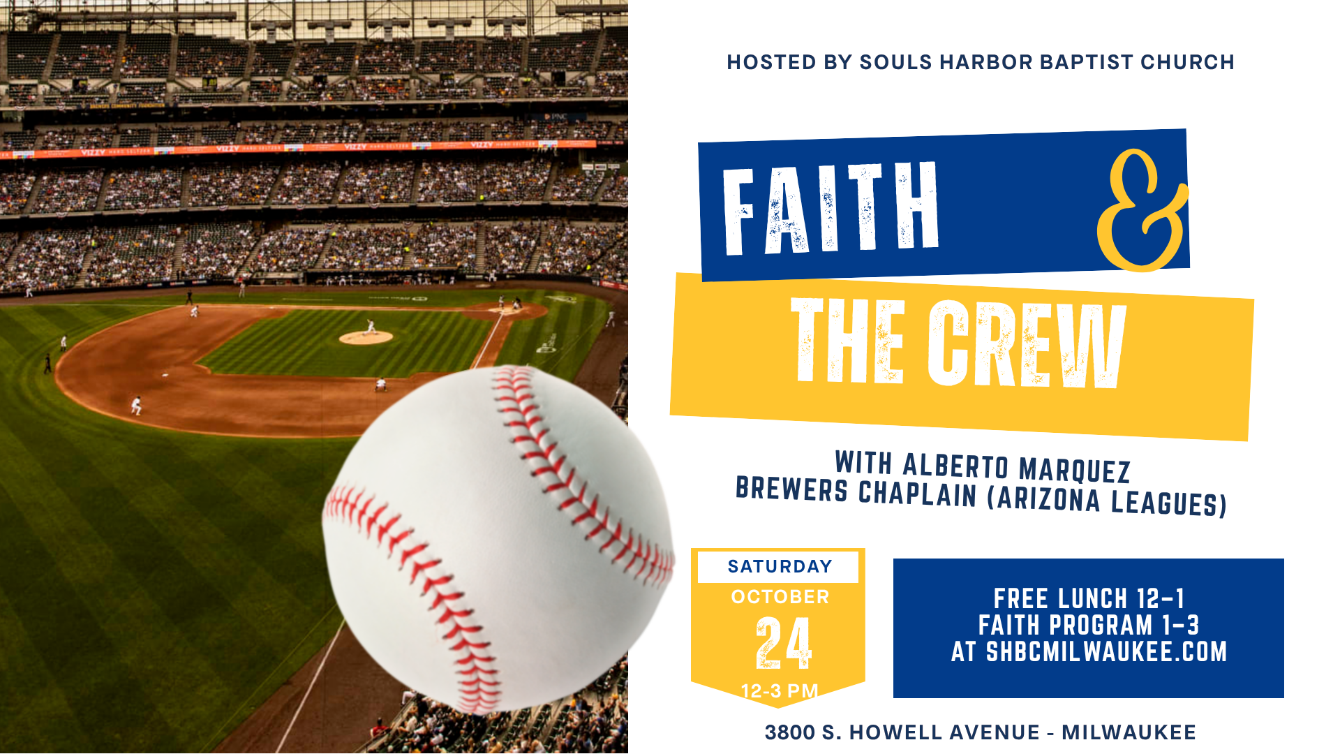 Faith & The Crew — All Are Welcome. Please RSVP.