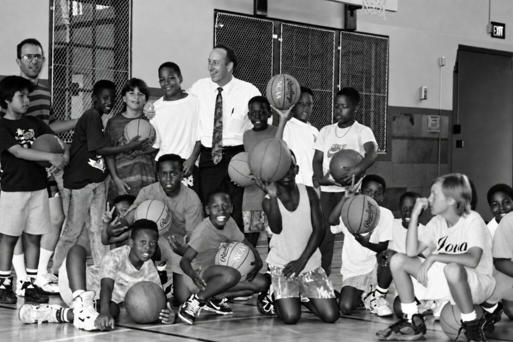 Church basketball ministry group